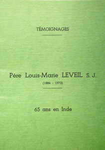 Writings on Fr. Lèveil