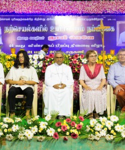 Servant of God Louis Leveil participated in the 46th death anniversary of Fr. Leveil at Sarugani on 21 March 2019. They also visited the parishes of Nagarikathan, Andavoorani and Ramnad where Fr. Leveil fulfilled his mission and admired at his tremendous service to the poor people of the Diocese of Sivagangai.